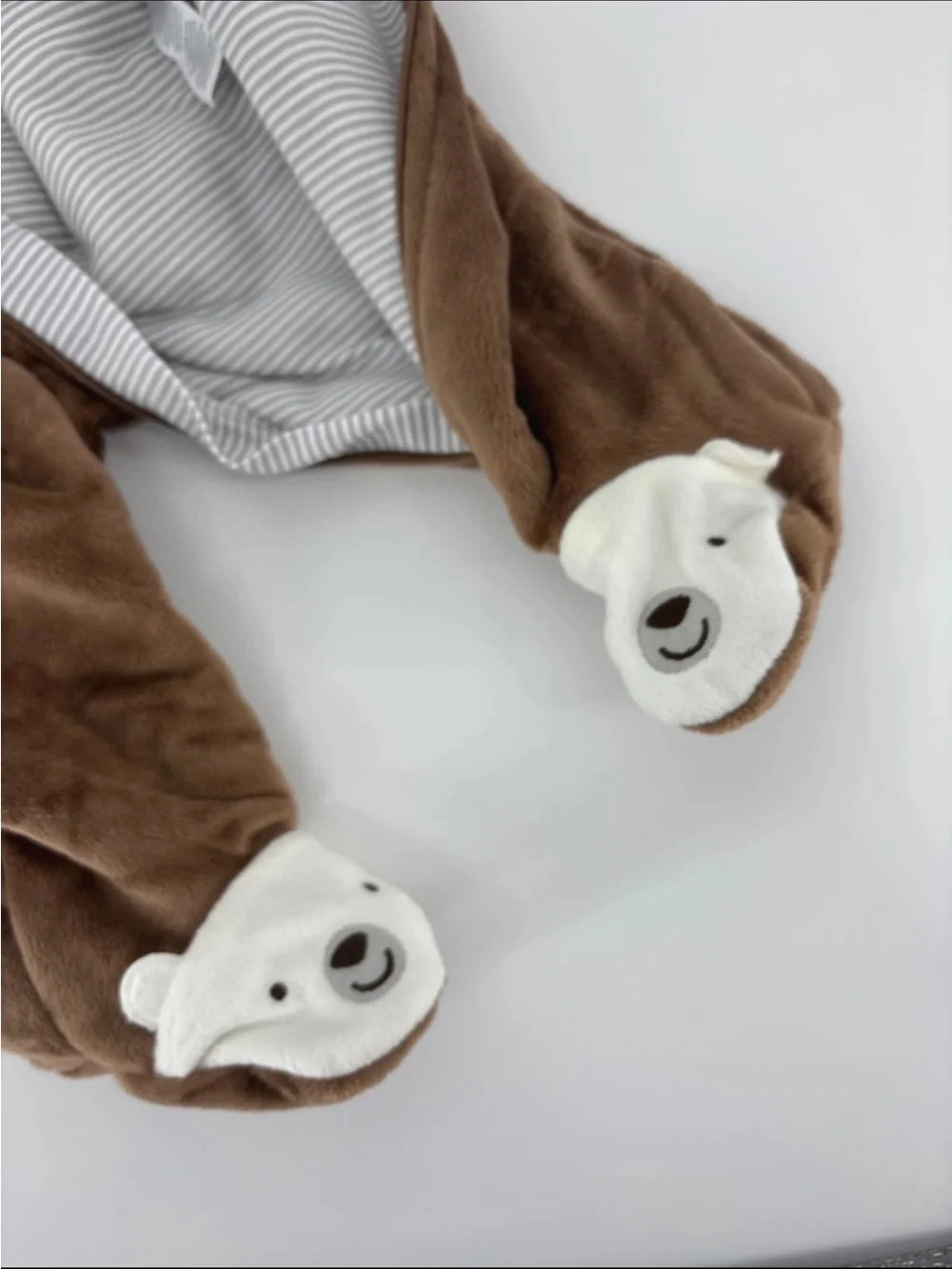 Just one you by Carter’s hooded fleece full zipper bear embroidered